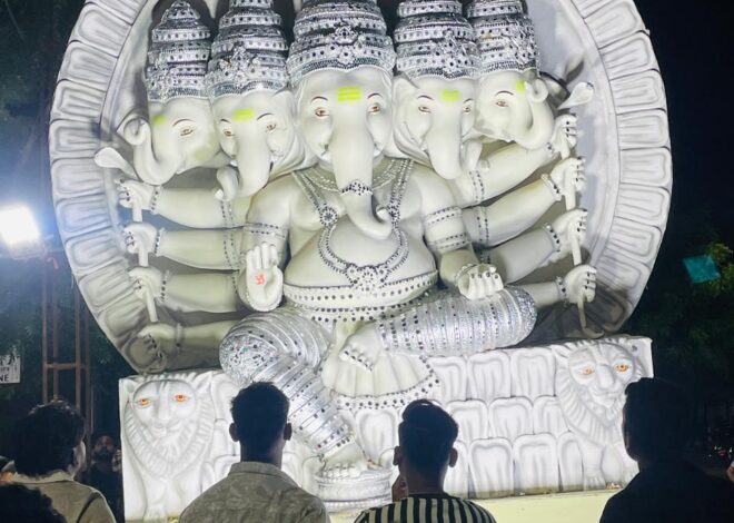 सिंधु सहारा समिति गणेशोत्सव समिति, शानदार 11 वा वर्ष,, धूमधाम से किया गया बप्पा का आगमन