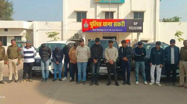 बिलासपुर में रईसजादो ने नेशनल हाईवे में मनाया जन्मदिन, कांग्रेस नेता के बेटे समेत 12 गिरफ्तार, तीन लग्जरी कारे जप्त ,लाइसेंस रद्द करने भेजा गया पत्र