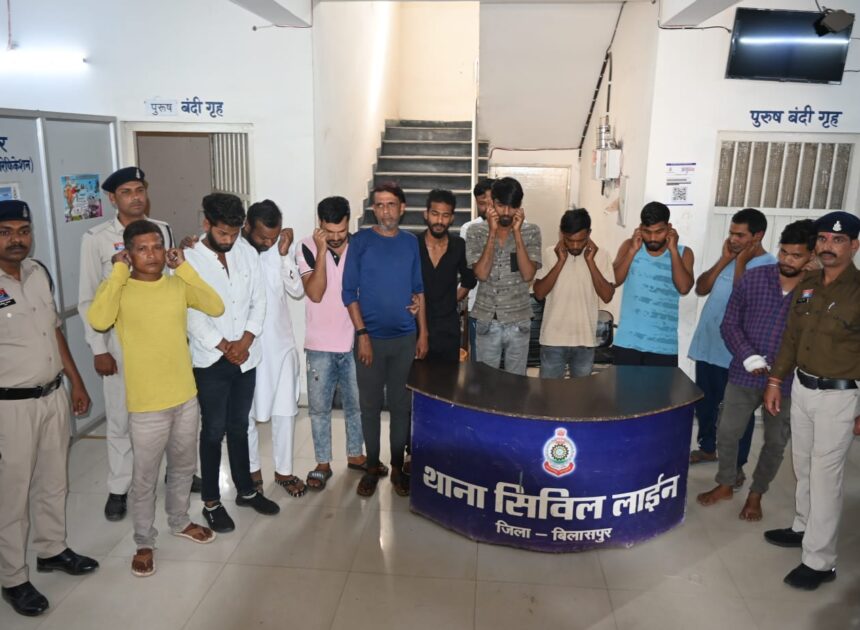 होली से पहले बिलासपुर पुलिस अलर्ट मोड में,30 गुंडे गिरफ्तार